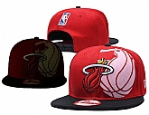 Heat Team Logo Red Black Adjustable Hat GS,baseball caps,new era cap wholesale,wholesale hats
